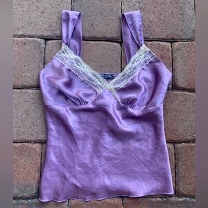 Y2K Lavender and Lace Fairy Camisole